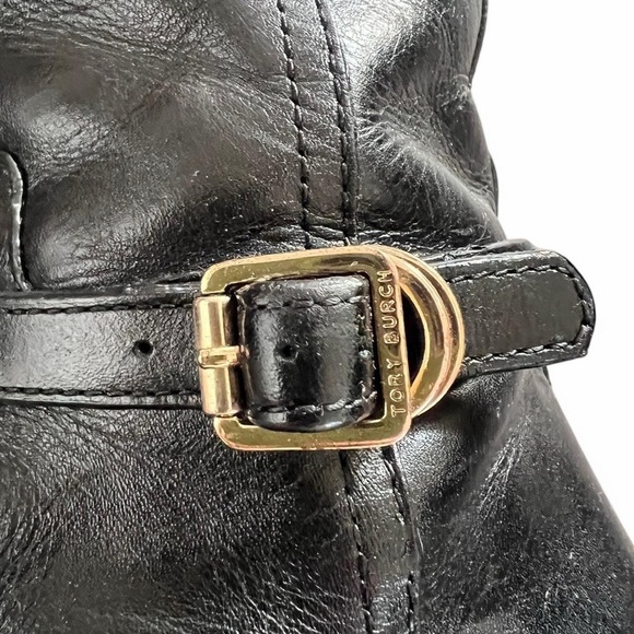 Black genuine leather Tory Burch riding boots! - Picture 5 of 8